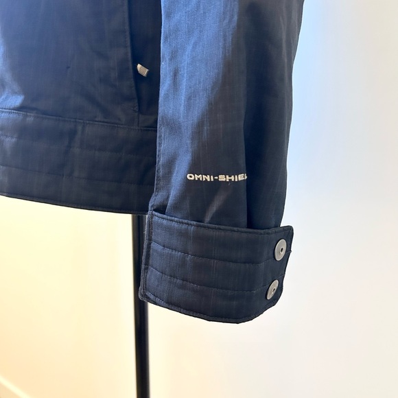 Columbia Women's Navy Winter Coat Jacket Parka Hooded, Puffer Liner- Size Medium - Picture 4 of 11